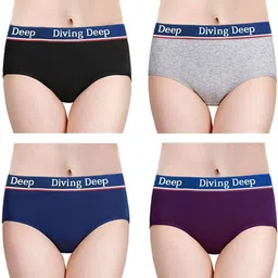 Diving Deep Pack of4 Hipster Briefs-picture-29