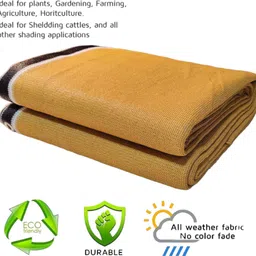 sunshine agro Multipurpose Shade Net/Agriculture net 10 Feet x 16 Feet. (Beige Colour) Portable Green House image 4
