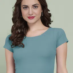 Dream Beauty Fashion Women Round Neck Crop Top-picture-35
