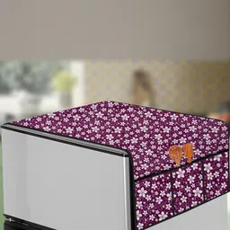 The Furnishing Tree Purple Printed Air Conditioner Cover-picture-42