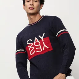 SHOWOFFFF Men Colourblocked Pullover-picture-41