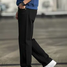 VYNTIQ Men Straight Fit Mid-Rise Stretchable Jeans image 5