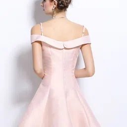 JC Collection Women Off-Shoulder Fit & Flare Mini Dress image 4