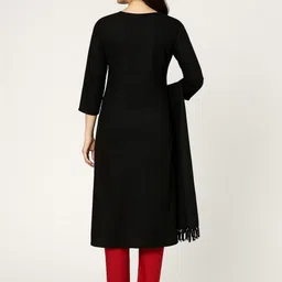 Vrinde Embroidered Unstitched Dress Material image 3