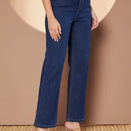 BAESD Women Relaxed Fit High-Rise Stretchable Jeans image 4