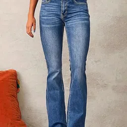 all about you Women Bootcut High-Rise Light Fade Jeans-image-22