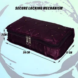 Aura Blue Set of 3 Regular Jewellery Organiser Organisers image 4