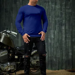 Triptee Men Round Neck Cotton Pullover image 5