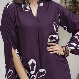 TITTLI Mandarin Collar Printed Tunic & Trouser image 4