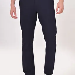 POE Men Smart Slim Fit Chinos Trousers-image-55