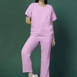 OMPAX Round Neck Top With Trousers image 1