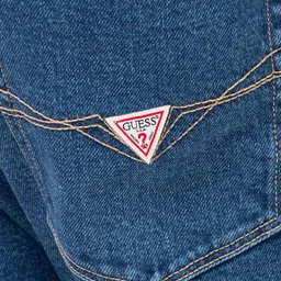 GUESS Men Relaxed Fit Mid Rise Clean Look Light Fade Stretchable Jeans image 3