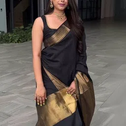 Eecoo Woven Design Zari Art silk Handloom Saree image 2