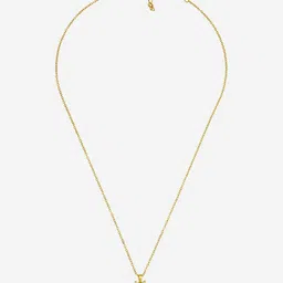Kushal's Fashion Jewellery Gold-Plated Zircon-Studded Copper Jewellery Set image 1