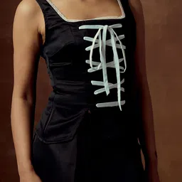 Lea Clothing Co. Black Pleated Mini Skirt image 4