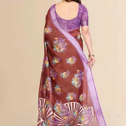 Moda Rapido Floral Printed Saree image 4
