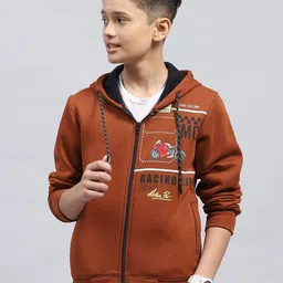 Monte Carlo Boys Printed Hooded Cotton Sweatshirt-picture-36