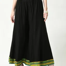 MAURYA Women Flared Palazzos-picture-10