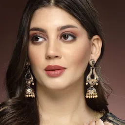 ADIVA Dome Shaped Studs Earrings image 5