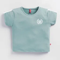 Here&Now X Game Begins Girls Brand Logo T-shirt image 3