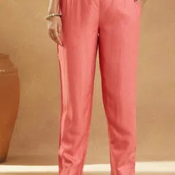 Fabindia Women Pleated Trousers-image-57