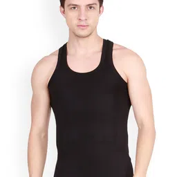 Sporto By Macho Pack Of 2 Pure Cotton Basic Vests Sporto_Parka-Black-2-75-picture-32