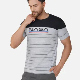 ALARM Men Printed Applique T-shirt-image-82