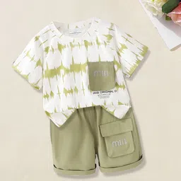 FOREVER FRIDAY Boys Printed Short Sleeves Pure Cotton T-shirt With Shorts-picture-38