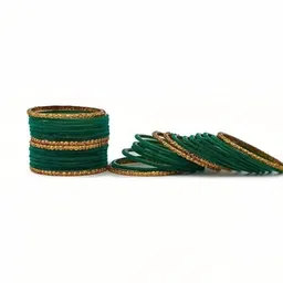 Shasmi Set Of 32 Glass Bangles image 2