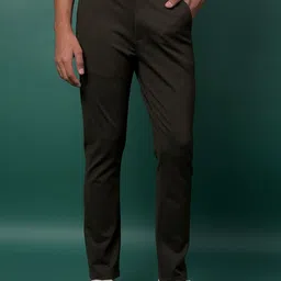 Crimsoune Club Men Slim Fit Chinos Trousers-image-36