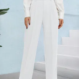 Urban Buccachi Women Relaxed High-Rise Trousers-picture-20