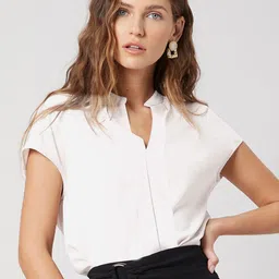 BAESD Women Mandarin Collar Shirt Style Top-picture-17