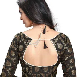 aruna sarees Aruna SareesSolid Satin Saree image 4