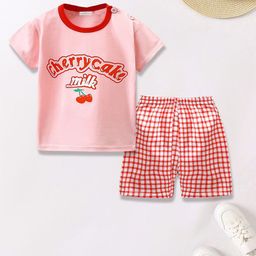 FOREVER FRIDAY Girls Printed T-shirt with Shorts-picture-19