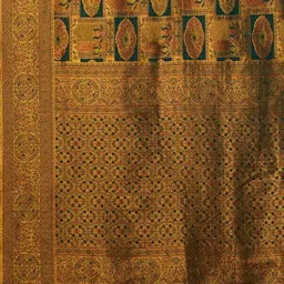 HI FI NX Ethnic Motifs Zari Pure Silk Kanjeevaram Saree image 4