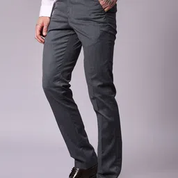 J White by Vmart Men Slim Fit Formal Trousers image 5