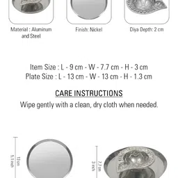 Metalsmith Metal Pooja Thali image 3