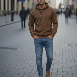 HERE&NOW Men Hooded Sweatshirt-picture-29