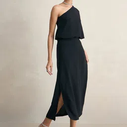 femmella Femella One Shoulder Top & Skirt Co-Ords image 3