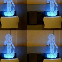 1ST TIME Red & White Acrylic Traditional Abstract Shaped Shaped Wall Lamp-picture-18