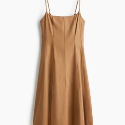 H&M Pure Cotton Poplin Strappy Dress-picture-48