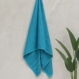 home expressions Turquoise Blue Cotton 350 GSM Bath Towel-picture-14