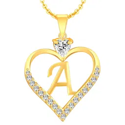 Heer Collection Silver-Plated Heart Shaped Pendants with Chains image 3