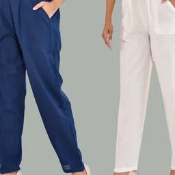 Pittra4ever Women Relaxed Trousers-image-41