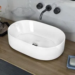 moro CAPSUL ceramic table top, wash basin [13X20] primiyam Table Top Basin image 2