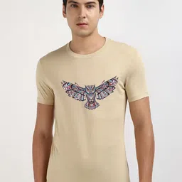 Moda Rapido Men Graphic Printed Round Neck Cotton T-shirt-picture-32