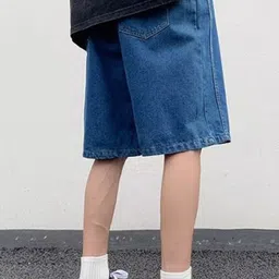 StyleCast Men Regular Fit Mid-Rise Denim Regular Shorts image 3