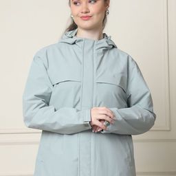 HOUSE OF VEDAS Waterproof Hooded Rain Jacket-picture-19