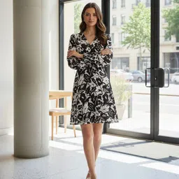 ZUMMER Satin Bodycon Midi Dress image 4