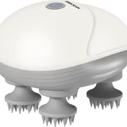 Mildcares Rechargeable Smart Head Massager | 4 Rotating Nodes for Stress Relief Nodes for Hair Growth Relaxation, Stress Relief Electric Head Massager Automatic Massager-image-4